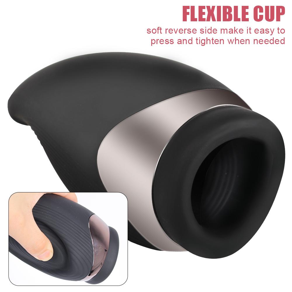 Saugvibrator Blowjob Oraler Massager Erotischer Männlicher Masturbator Penis Trainer Sexspielzeug Für Männer Automatisch Beheizter Mund 9 Modi