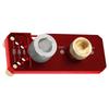 Hole Drill Jig Kit Aluminium Alloy Multifunctional High Accuracy Hole Drill Guide Locator Set with