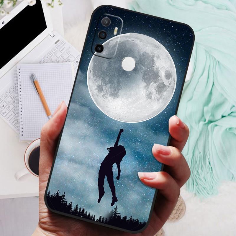 For OPPO A32 A53 A53S 2020 Case Lion Wolf Silicone Soft Back Cover For OPPO A15 A15S A35 Phone Case Protective Shell A53 2022