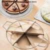 Stainless Steel Cake Cutter Slicer Pastry Portion Marker Pizza Pie Divider Even 4-10 Slices Cake Portioner Baking Tools Kitchen