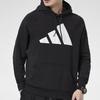 Adidas Casual Sports Pullover Hoodie Men Tops Black GM6458
