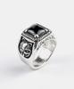 Sheen666 Crazy Cat Onyx Silver Ring (Type A)