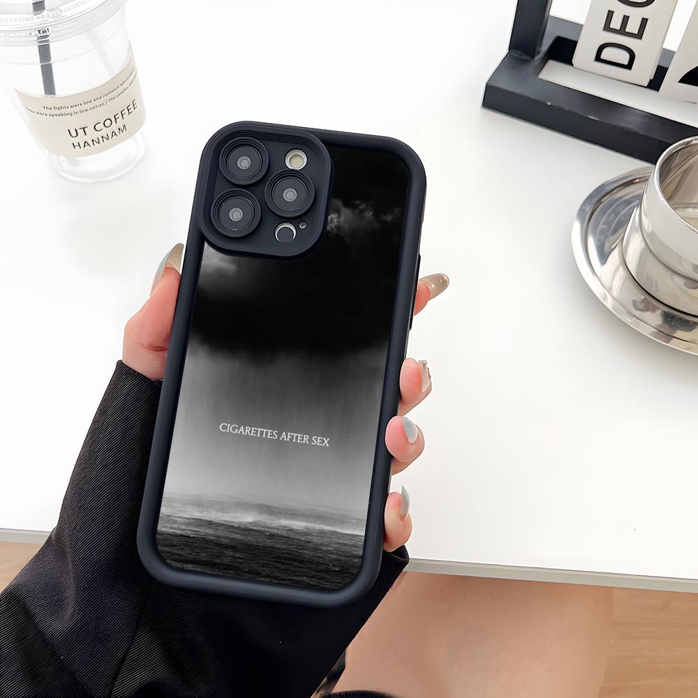 Cigarettes After Sex Phone Case Soft Silicone For IPhone 17 16 15 14 13 12 Mini 11 Pro Max Plus Camera Lens Protection Cover