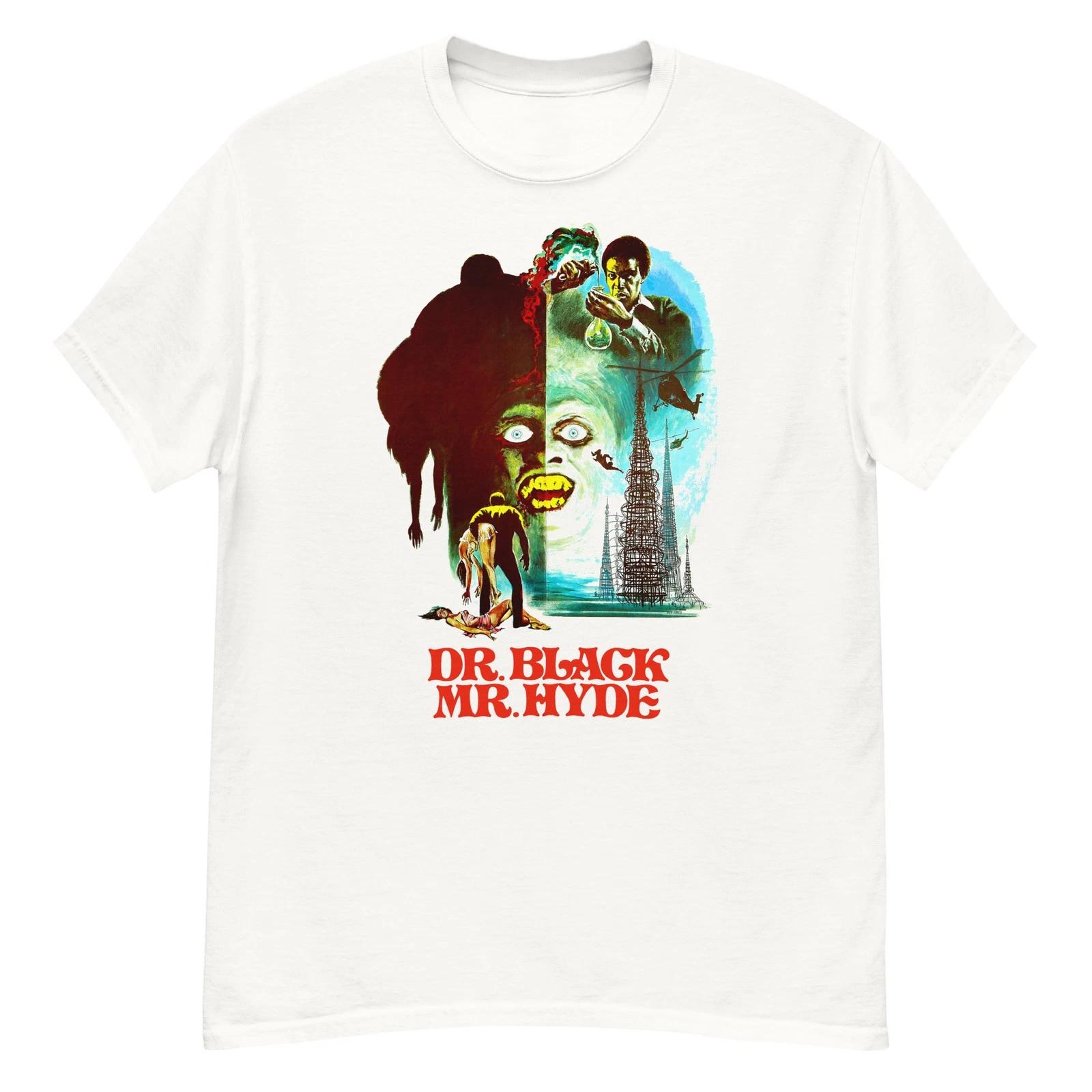 Dr. Black, Mr. Hyde cult horror film fan art t-shirt 2XL
