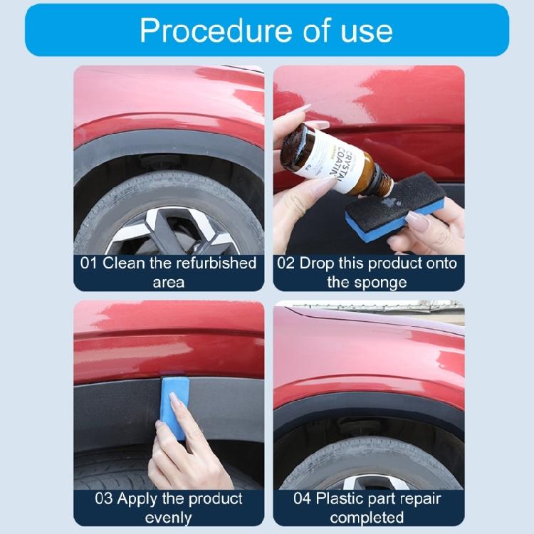 Plastic Parts Restorer Renovation Coating Plastic Refurbish Agent Plastic Crystal Coating Revitalizing Coating Agent