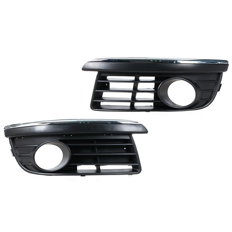 For Volkswagen VW Jetta Sedan 2006-2010 Front Bumper Driving Lamp Cover Fog Light Cover Vent Grille Car Accessories