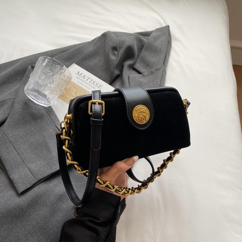 Small bag women's new summer matte chain doctor bag high-end niche shoulder messenger bag