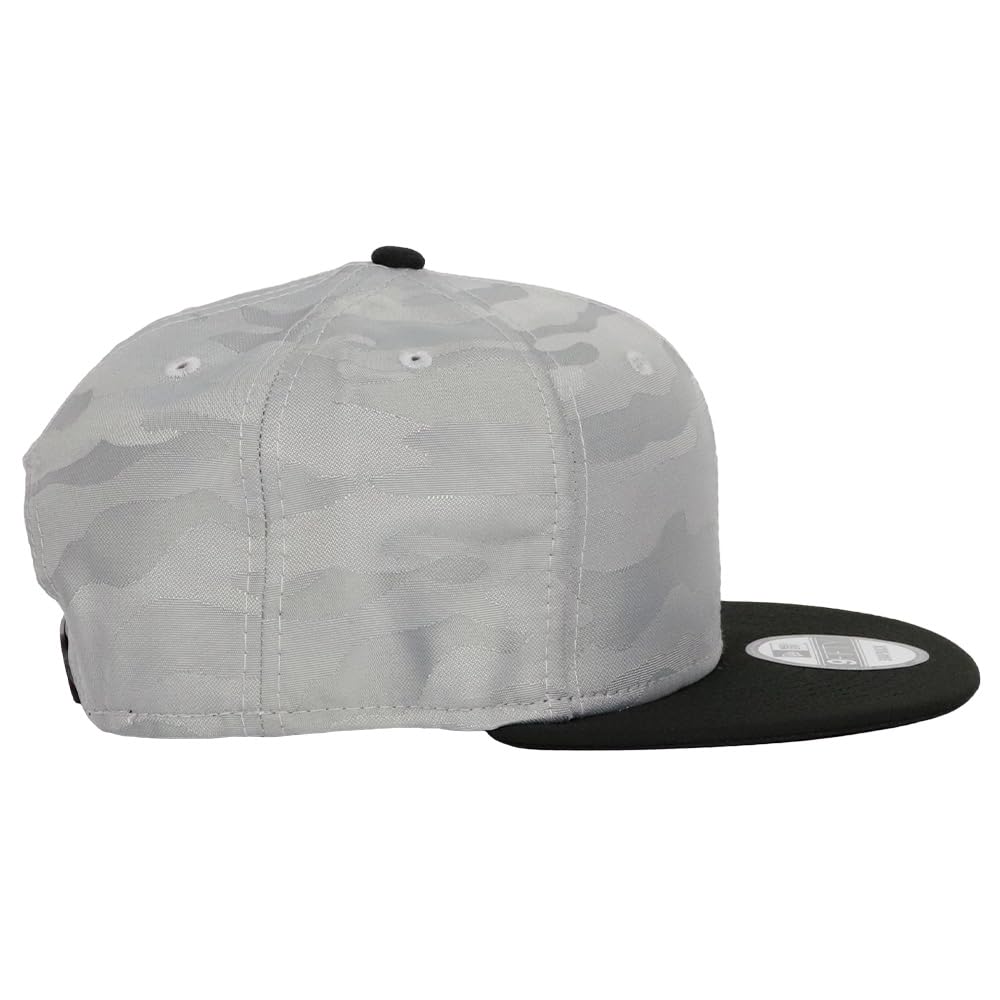New Era 9FIFTY Snapback Baseball Solid Men's Cap, Camo, Black/Gray, NE407... [Used]
