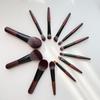 12-Piece Mini Portable Makeup Brush Set with Fiber Bristles: Powder & Eyeshadow Brushes, Complete Beauty Tool Kit.