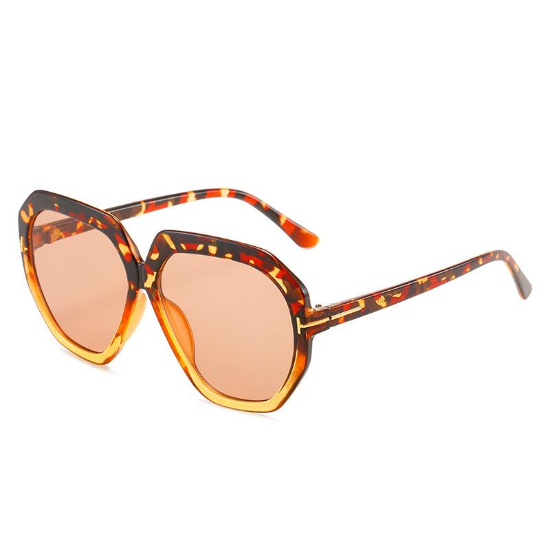 

JYL TS Sunglasses T Letter 9147 Leopard Unisex/9147 B-7445 мятный зеленый