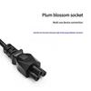 3 Prong Laptop Charging Cable Power Cord Suitable for Multiple Laptop Brands Fast Charging and Overload Protections