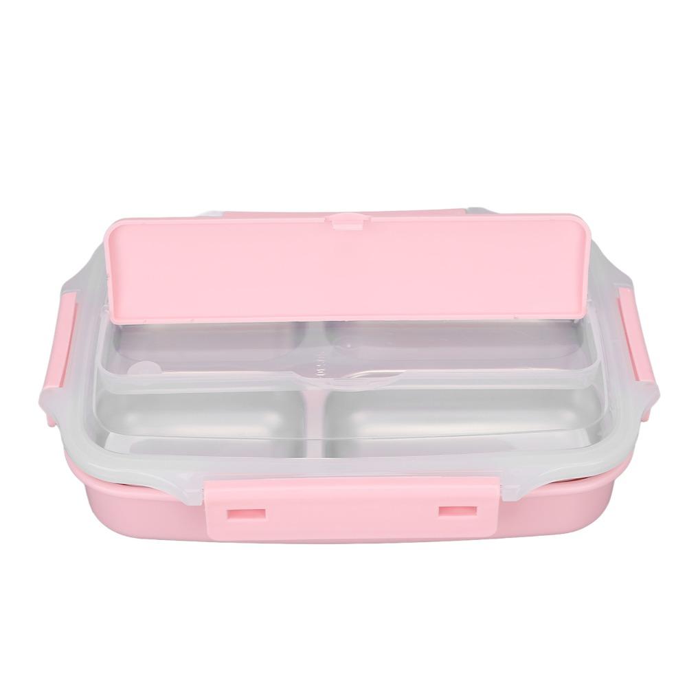 304 Stainless Steel Leakproof Lunch Box 1.2L Bento Lunch Box Cute Insulated Lunch Box  For Office