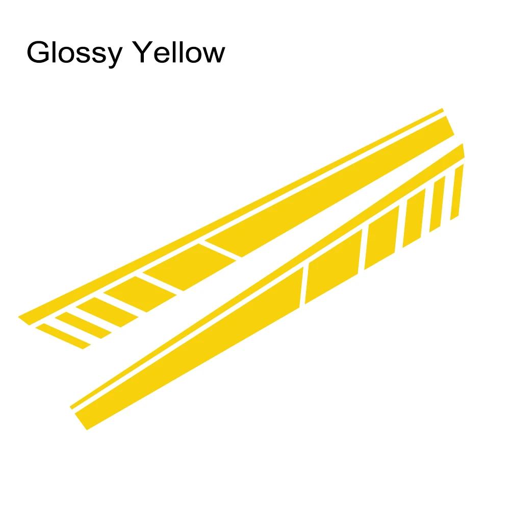 2 Stück Auto-Türseitenaufkleber für Tesla Model Y, Wasserdichte Vinylfolie, Auto-Dekoration, Styling-Aufkleber, Autozubehör, Exterieur