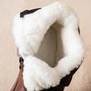 Sheep Fur Winter Shoes Women Snow Boots Warm Flat Ladies Ankle Boots Winter Mother Shoes Plus Size 42