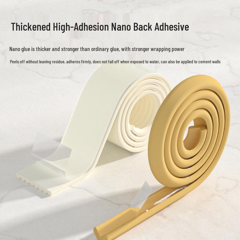 Soft Foam Edge and Corner Anti-Collision Protection Strip for Table, Window, Door, and Sill