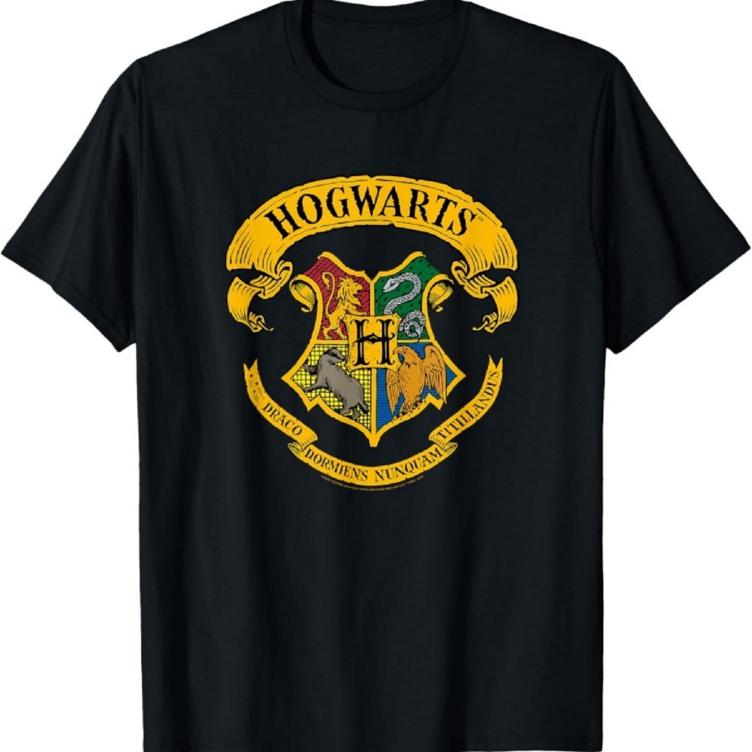 Футболка с гербом Хогвартса «Гарри Поттер» XXXXXL разноцветный