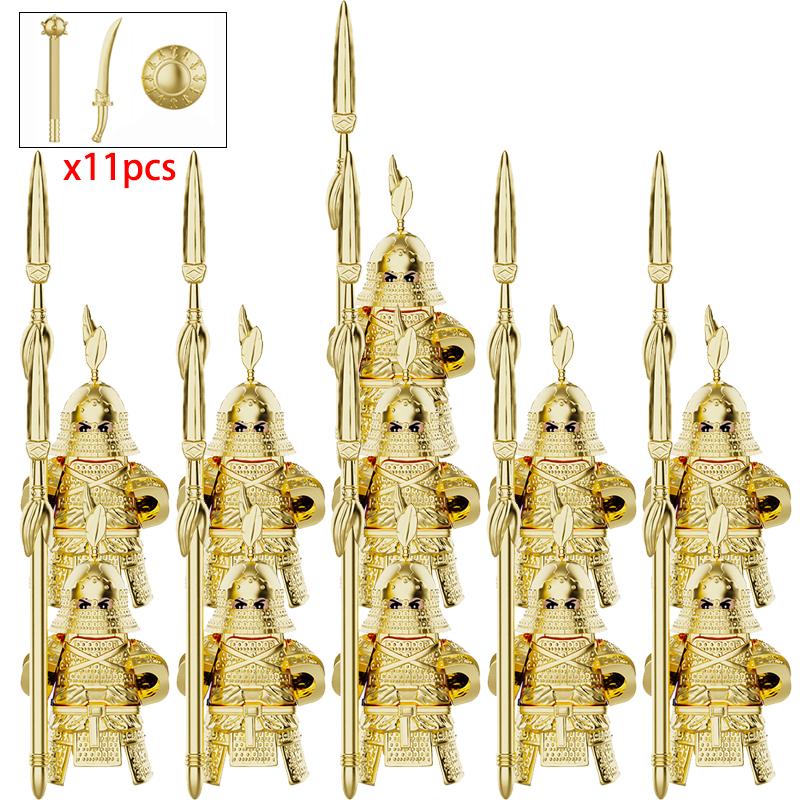 Middeleeuwse Film Ridders Oorlogspaard Zware Cavalerie Krijgers IJzeren Boeddha Oorlogspaard Figuren Bouwstenen Bakstenen Speelgoed Voor Kinderen cadeau