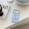 Retro Polka Dot Applies To Apple 17pm Mobile Phone Case iPhone16 Magnetic Suction Fulcrum 15 Personalized Simple Bracket 17 Hard