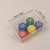 New Karamari Game Dice Party Game Props Square Round Triangle Printing Bar Party Props Picking Stones Hand Eye Coordination
