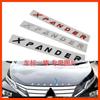3D ABS XPANDER Letters Car Front Hood Emblem Badge Rear Trunk Sticker Decals For XPANDER Logo Accessories