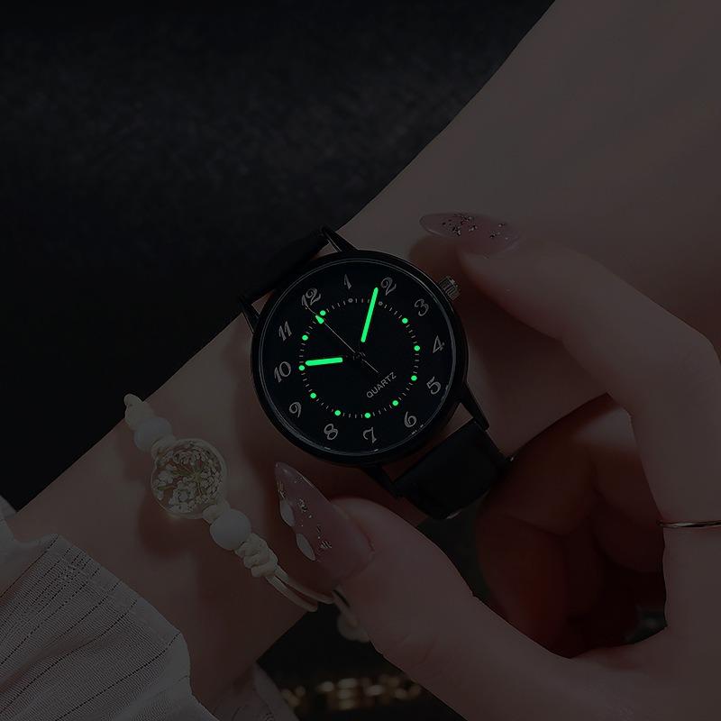 Fashion Women's Watch Quartz Analog Wirstwatch Luminous Leather Band Quartz Watches Ladies Casual Clock Gift Relógio Feminino
