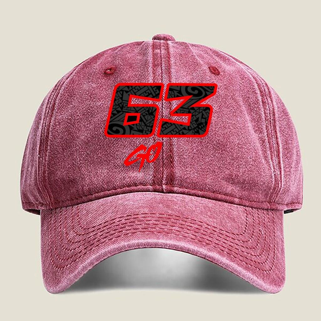 Stylized  Go Racing Graphic Fashion Washed Baseball Cap Hat Outdoor Activities