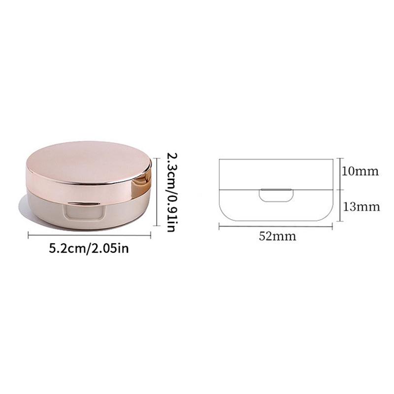 6G Empty Air Cushion Puff Box Portable Cosmetic Makeup Case Container With Powder Sponge Mirror For Bb Cream Foundation