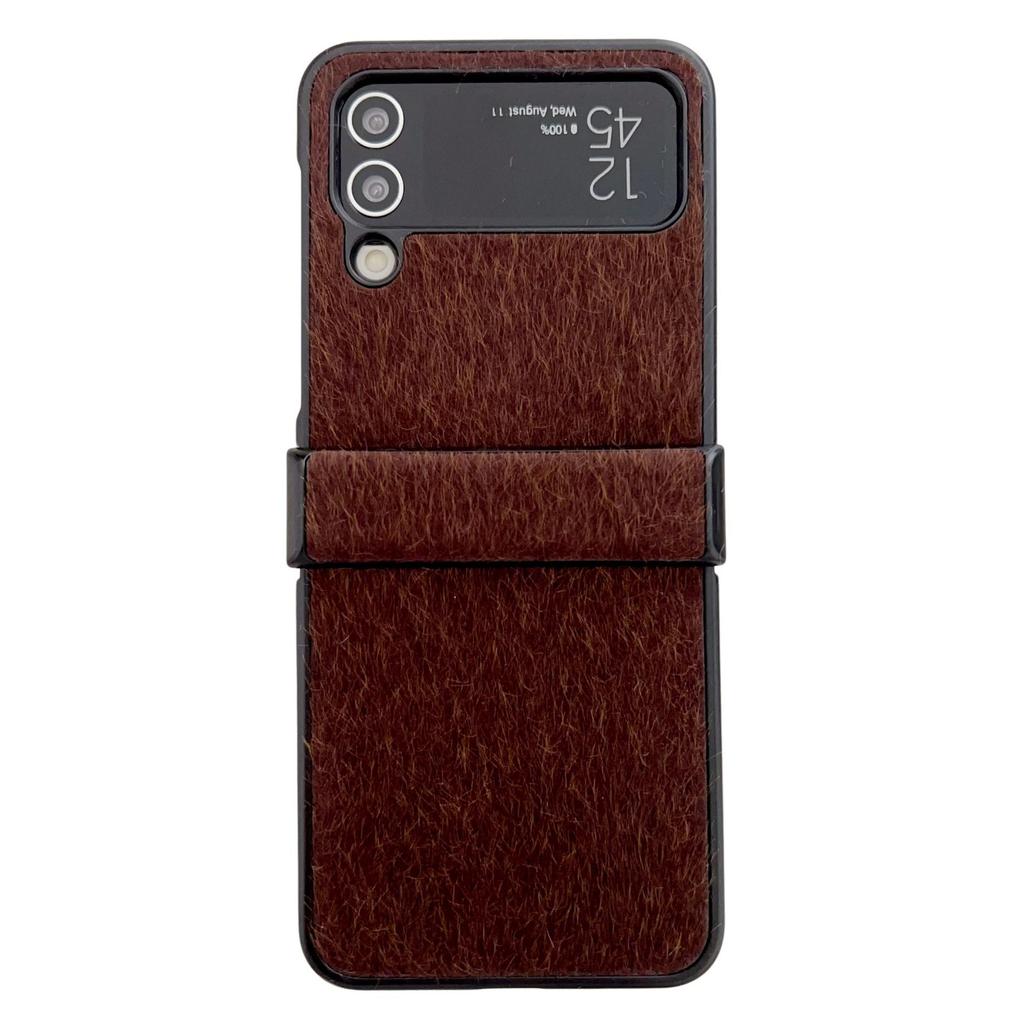Samsung Z Flip 3/4/5/6/7 Mink Plush Three-Section Case