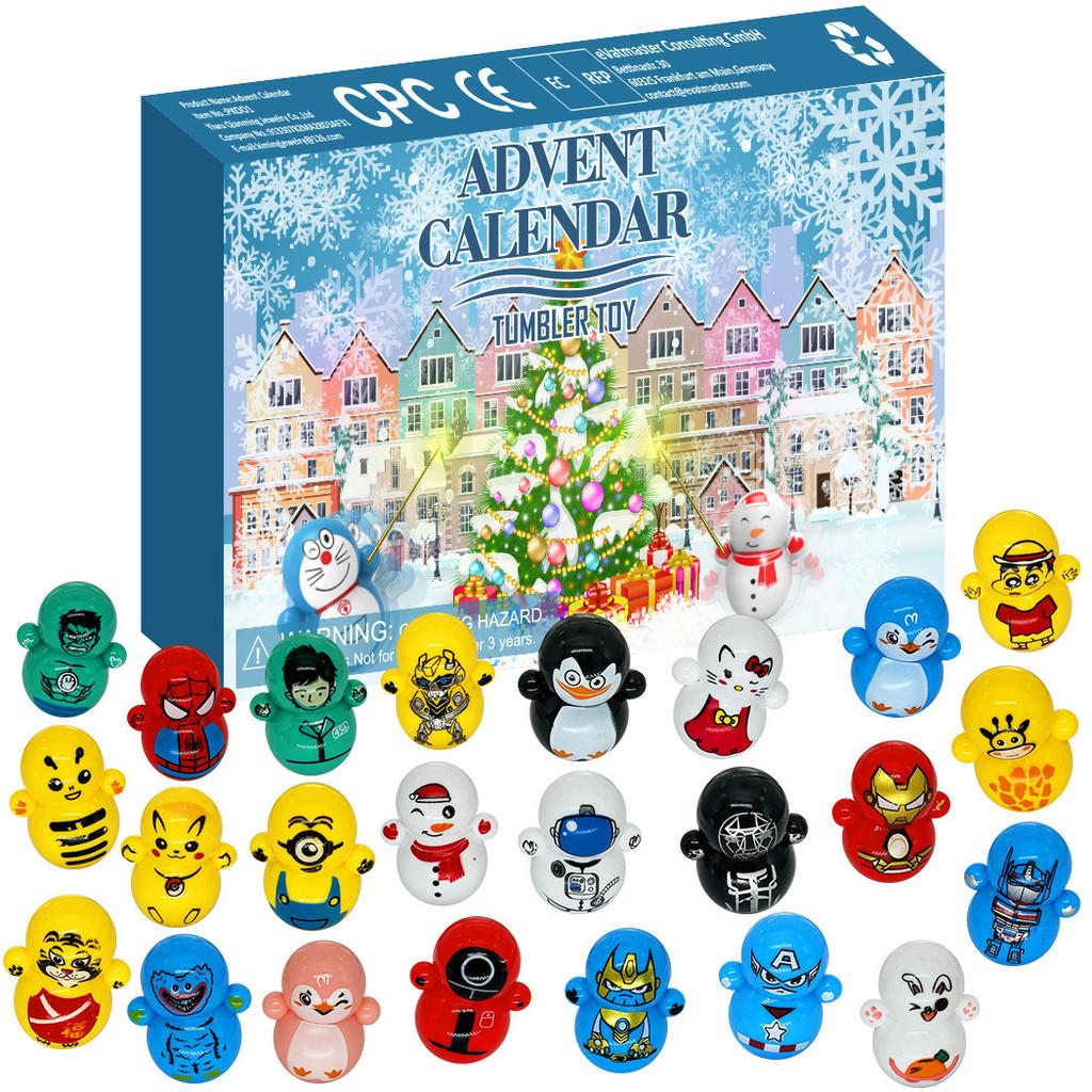 24 Animals Countdown Calendar Kit Christmas Home Decor Diy Gift Supplies Partys