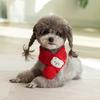 Cat Dog New Autumn and Winter Clothes Pet Scarf Collar Cat Cat Puppy Christmas Scarf Accessories Bib Hat