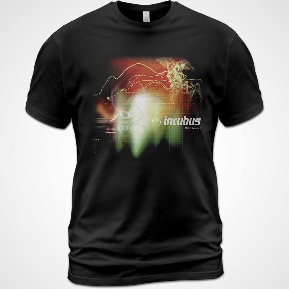 Cotton T-shirt Incubus Make Yourself Album Tee Brandon Boyd Mike Einziger Unisex T-Shirt XXXL