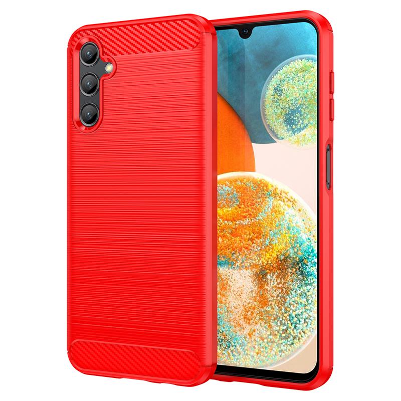 For Samsung Galaxy A14 Case Anti-knock Silicon Carbon Fiber Back Cover For Samsung A14 A04S A34 A54 Case For Samsung A14 5G Case