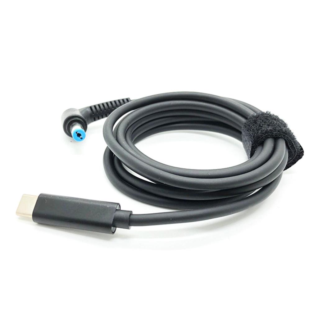 Type C to for DC 4.5x3.0mm Braided Cord Power Adapter Cable Laptop Fast Charging Power Accessories