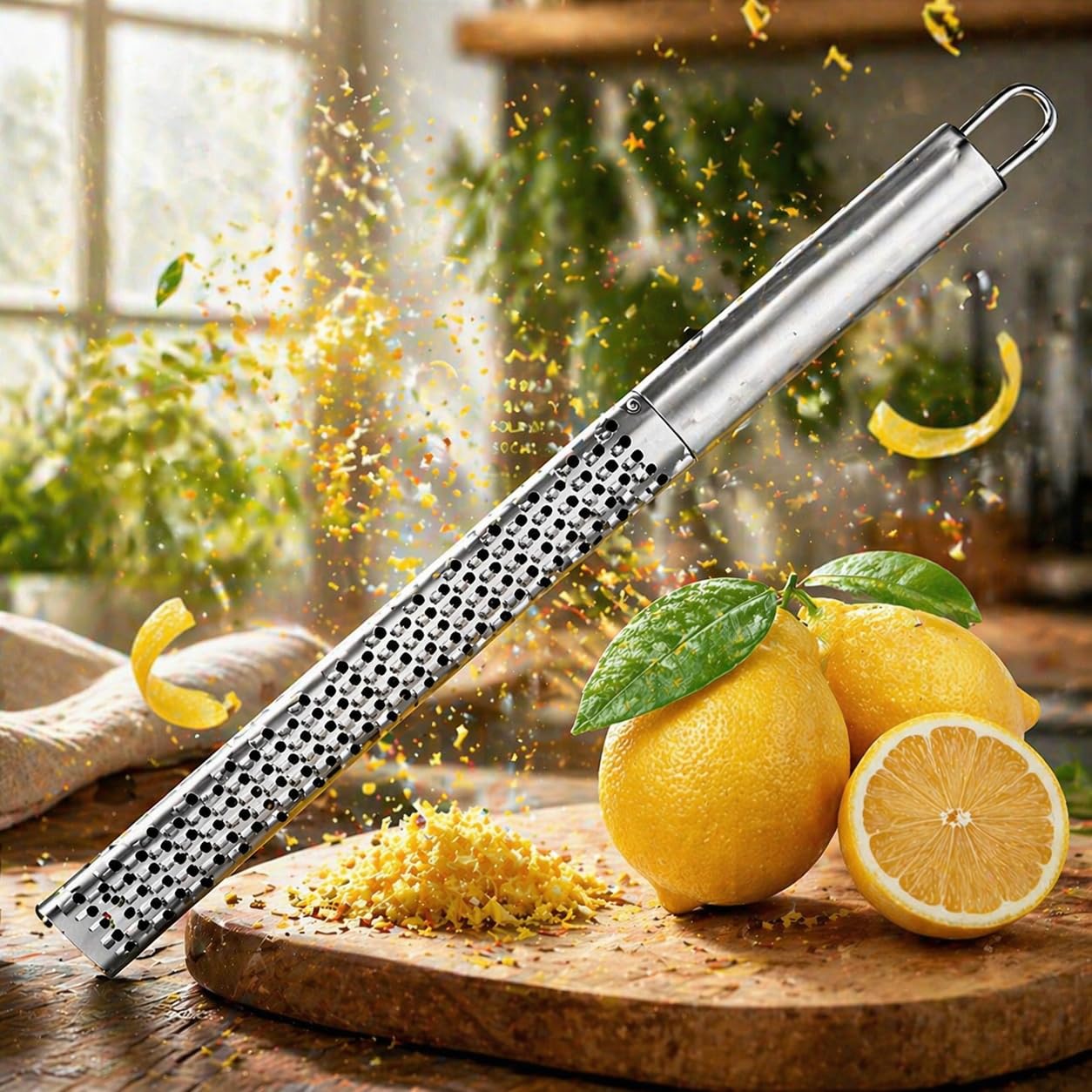 Stainless Steel 3-in-1 Zesters, Fruit, Vegetable & Potato Grater - Dual Blades BLC116-02 серебряный