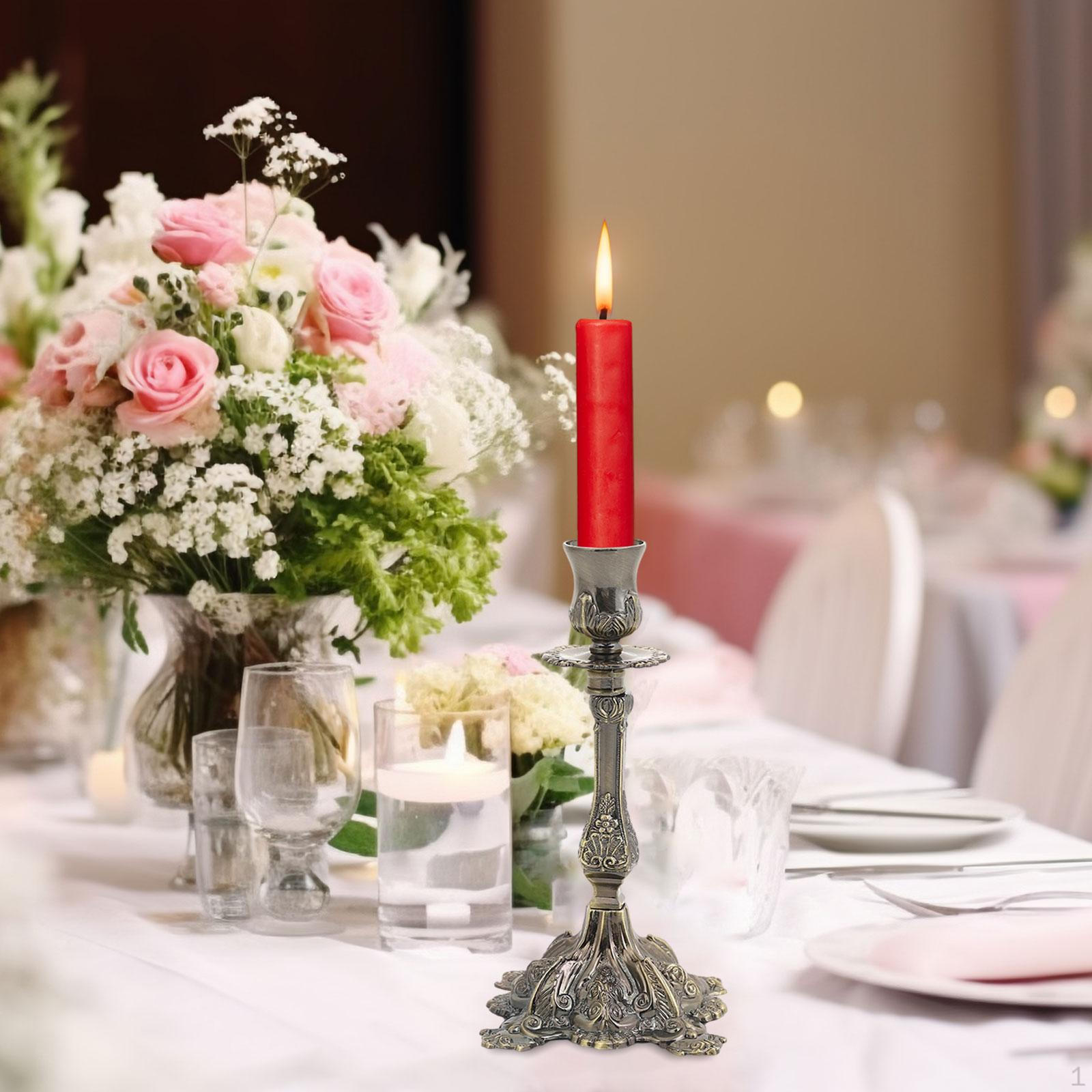 

Подсвечник Подсвечник Элегантный Канделябр Декоративная Подставка для Празднования Спальни Столовой antique cyan