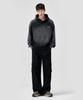 AGOD Wide Big Pocket Cotton Cargo Elastic Pants [Black]