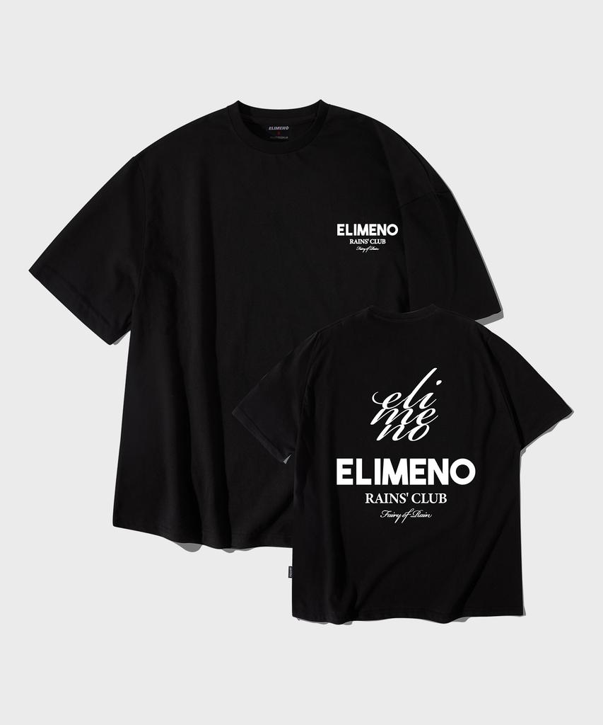 ELIMENO El Fairy Rain Oversized Short Sleeve Tee Black