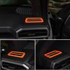 Orange ABS Dashboard Air Outlet Frame Trim For Toyota Tacoma 2024+ US
