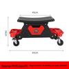Car Detailing & Polishing Stool with Removable Seat and Sliding Creeper