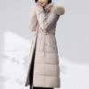 Fashion Woman Parkas Winter Long Coats Hooded Faux Fur Collar Thick Warm Overcoat Women's Jackets