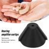 10pcs Hearing Amplifier Ear Plugs Flexible Horn Shaped Silicone Hearing Amplifier Eartip