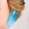 Tool Protect Blue Color Clear Silicone Noise Protector Salon Accessories Hair Dye Shield Ear Cover
