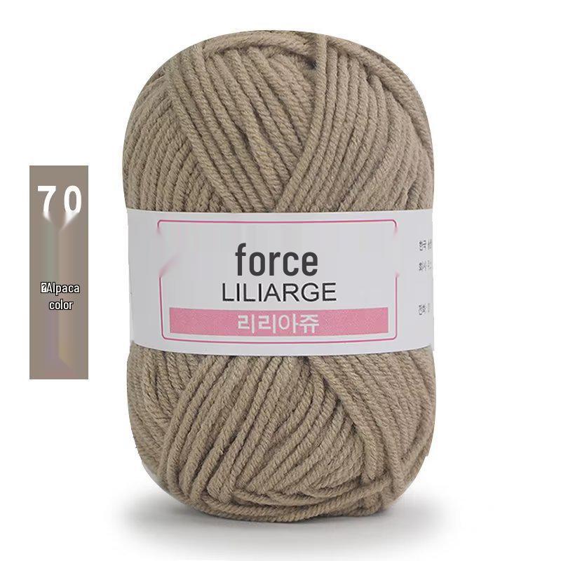 4-Ply Milk Cotton Yarn for Baby Sweaters, Dolls, Shoes, Hats, Crochet & DIY Knitting Projects