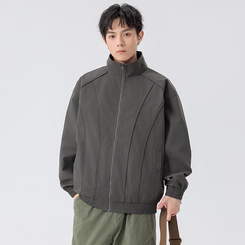 Wassup Sohot Unisex Stand-Collar Windbreaker Jacket