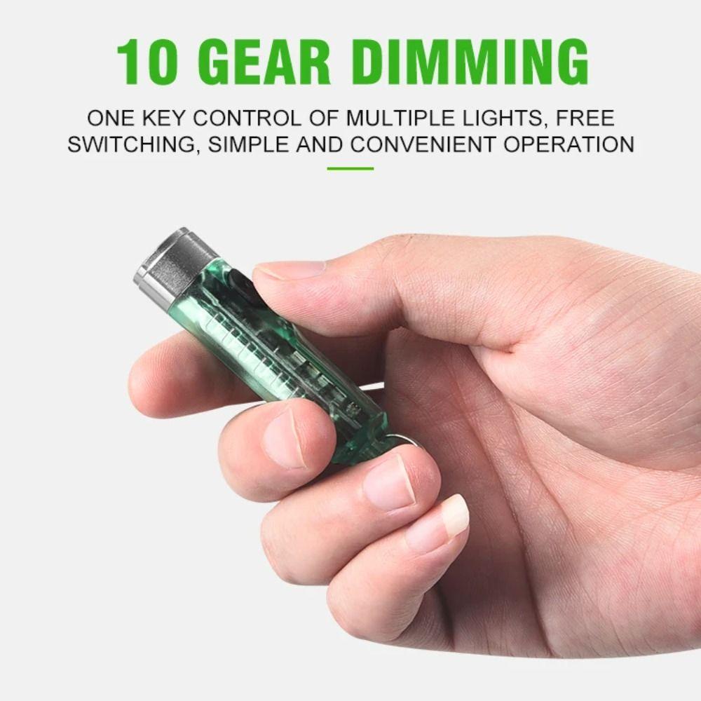 Keychain Magnetic Torch UV Emergency Camping Lantern New Mini LED Flashlight Outdoor Lighting