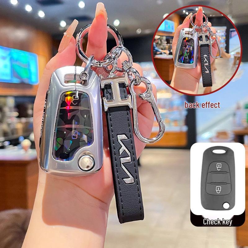 Kia Key Case for K2, K5, Sportage, Forte, Carens, and Sorento Folding Key Shell