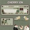 MAIMOOO Yellow Green Keycaps Pride and Prejudice Theme Moa Cherry Russian Korean PBT Beautiful Cute Customized Aula Keyboard Key