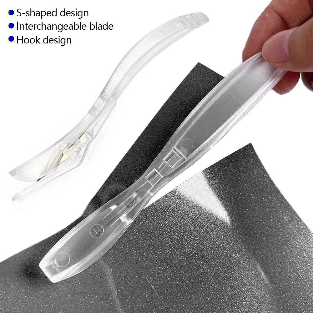Autoaufkleber Vinylfolie Schneidwerkzeug Sicherheitspapier Entenschnabelmesser Transparentes Vinyl Sicherheitsschneider Tapetenschneidwerkzeug