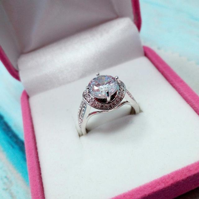 New Jewelry Style Extra Large Flash Diamond Pebbles Zircon Ring Japanese and Korean Luxury Diamond Ring