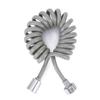 5-1PC 2/3/4M Telephone Line Shower Hose Plastic Water Plumbing Hose Anti-wrap Soft Hose Tube for Toilet Bidet Shattaff Sprayer